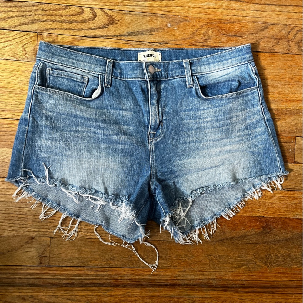 L’agence Audrey mid-rise shorts in Ashford - Size 30